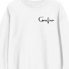 Coraline All Will Be Swell Crew Neck Long Sleeve White Adult Sweatshirt - 3 of 4