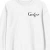 Coraline All Will Be Swell Crew Neck Long Sleeve White Adult Sweatshirt - image 3 of 4