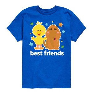 Boys' - Sesame Street - Best Friends Big Bird Snuffy Short Sleeve Graphic T-Shirt - 1 of 4