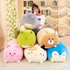 Cute Plush Animal Toy, Funny Cuddly Plush Collectibles and Squishy Toys,Bedroom Backpack Decorations, Funny Fall Winter Warm Gifts - 2 of 4