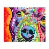 Trademark Fine Art -Dean Russo 'Thoughtful Pitbull' Wood Slat Art-18x22 - 2 of 4