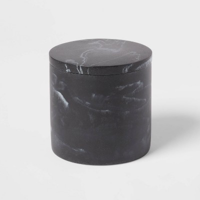 Marble Bath Canister Black - Threshold&#8482;