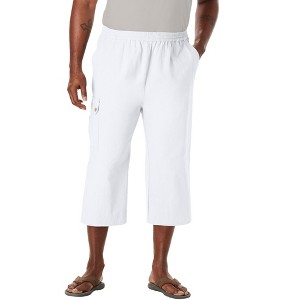 KingSize Men's Big & Tall Gauze Cargo Judo Shorts - 1 of 4