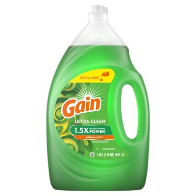 Gain Ultra Liquid Dish Soap, Dishwashing Liquid, Bleach Alternative Honey Berry Hula, 90oz
