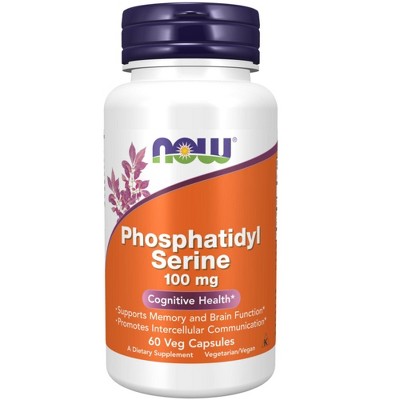 Phosphatidyl Serine 100mg by Now Foods  -  60 VegCap