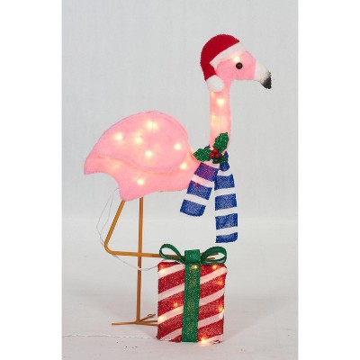 Everstar 32" UL Plush Flamingo Sculpture, Pink