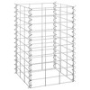 vidaXL Gabion Raised Bed Silver Iron 11.8 x 11.8 x 19.7 in - 3 of 4