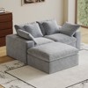Swtroom 79"L-Shaped Boneless Cloud Modular Sectional Sofa, 35D High-Density Foam with Extra-Wide Armrests, Compression Sectional Couches - 2 of 4