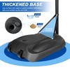 BestParts 7.5ft-9.2ft Adjustable Basketball Hoop with 32" Backboard & Wheels - Black - 4 of 4