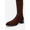 Rochos Brown Suede Leather Boot (Women) brown suede 7 Forever & Always Shoes US - 4 of 4