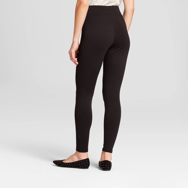 Leggings de cintura alta en punto para mujer - A New Day™ Negro 2