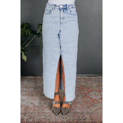 Women's SOPHIA DENIM SKIRT - RISEN