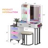 fredees Makeup Vanity with LED Light - 2 of 4