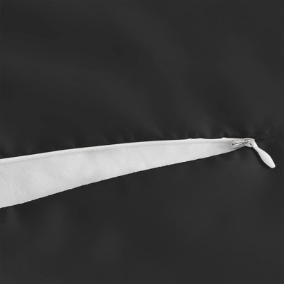 Boho Black and Orange Floral Queen Duvet Cover Set