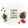 Simply Sage Market Women's Distressed Oh Christmas Trees Short Sleeve Graphic Tee - 3 of 4