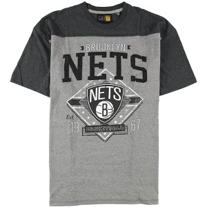 G-III Sports Mens Brooklyn Nets Graphic T-Shirt, Grey, XXX-Large - 1 of 2