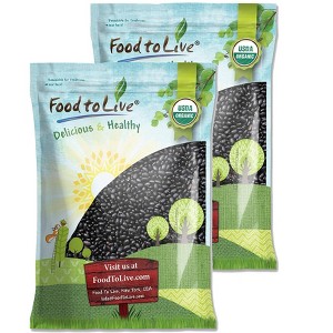 Organic Black Turtle Beans - by Food To Live - 1 of 4