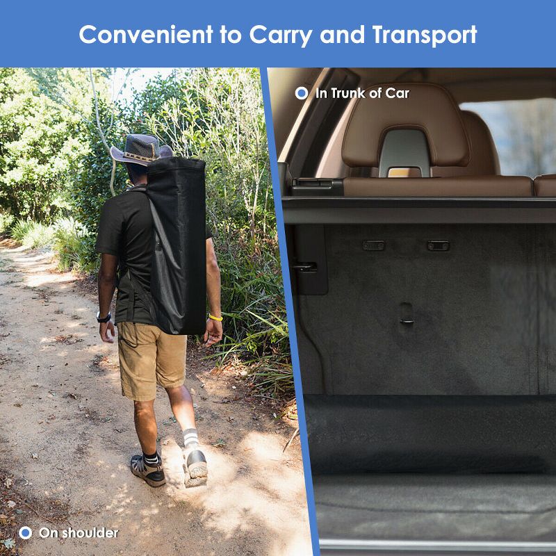 Costway 7x7 FT Slant Leg Pop-up Canopy Tent Shelter Adjustable Portable Carry Bag, 5 of 11