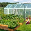 Docred Large Garden Arch Trellis Arbor for Climbing Plants, 87"H x 75"L x 71"W Outdoor Metal Gazebo Frame for Vines, Grapes & Garden Decor - 2 of 4