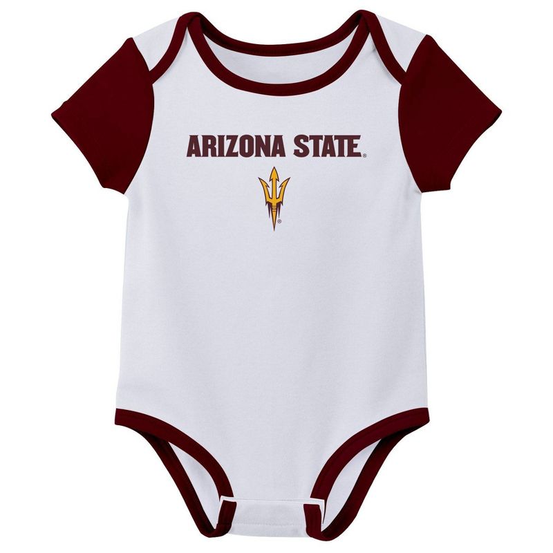 NCAA Arizona State Sun Devils Infant 3pk Bodysuit, 2 of 5