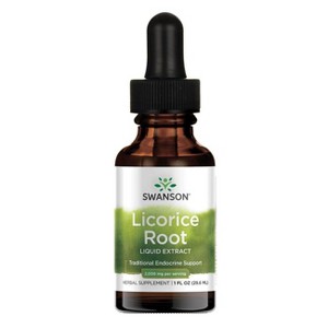 Swanson Herbal Supplements Licorice Root Liquid Extract - Alcohol & Sugar Free 2 g 1 fl oz Liquid. - 1 of 3