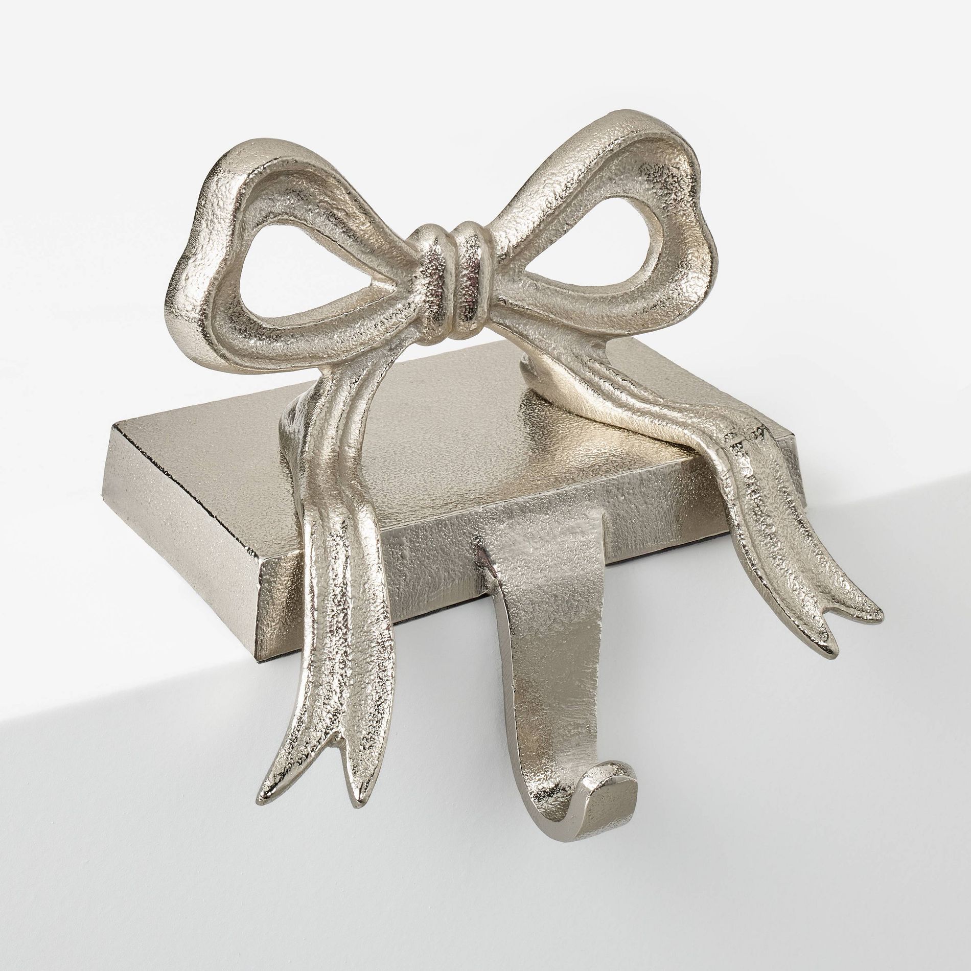 Silver Bow Stocking Holder - Threshold™ designed with Studio McGee