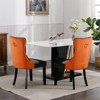 NicBex Modern Dining Chairs Set of 2,PU and Velvet Upholstered Kitchen Chair with Wood Legs for Dining Room,Living Room - 2 of 4