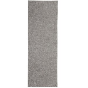 Indoor Modern Solid Textured Floor Carpet Low Pile Non Slip Washable Area Rugs - 1 of 4