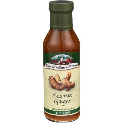 Maple Grove Farms Sesame Ginger Dressing - Case Of 6 - 12 Fl Oz : Target