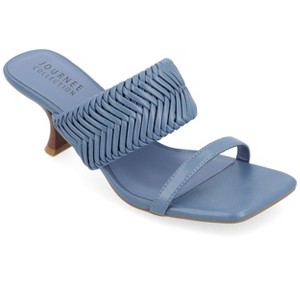 Journee Collection Womens Monyka Woven Slip On Pump - 1 of 4