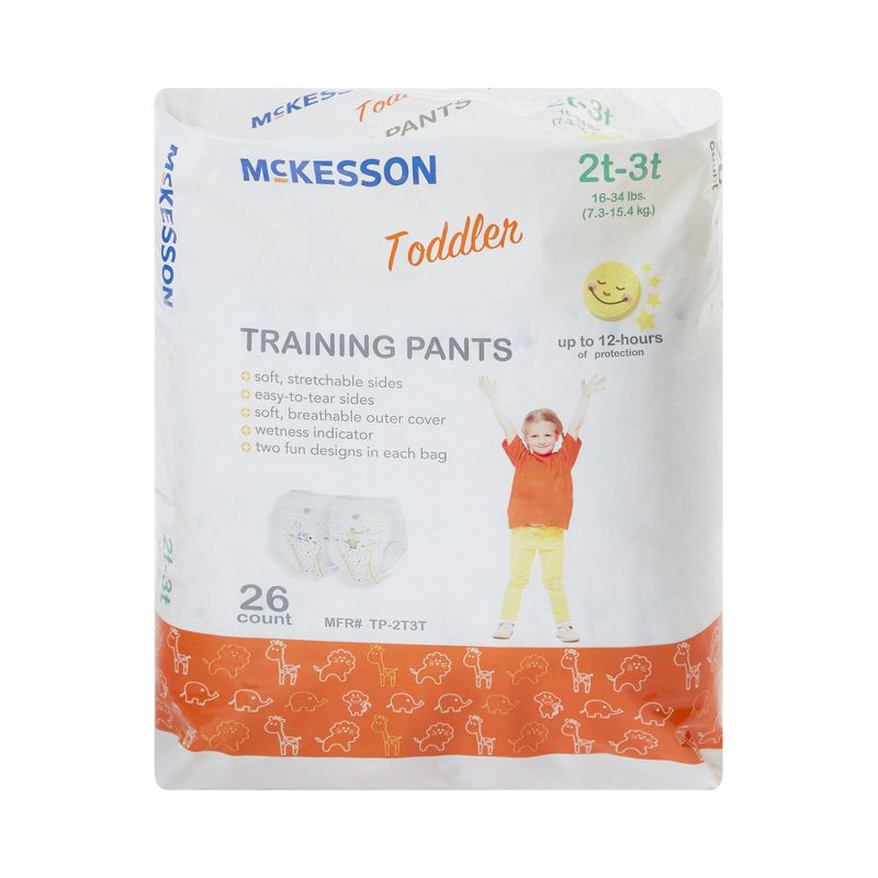 McKesson Toddler Training Pants, Heavy Absorbency - 2T to 3T, 16 to 34 lbs, 2 of 5