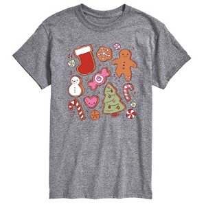 Men's - Instant Message - Kawaii Christmas Treats Short Sleeve Graphic T-Shirt - 1 of 4
