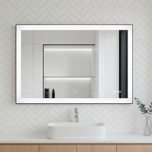 CIPACHO 32"x24"  Bathroom Mirror - Touch Control, Anti-Fog, 3 Color Temperatures, Shatterproof Tempered Glass for Bathroom - 1 of 4