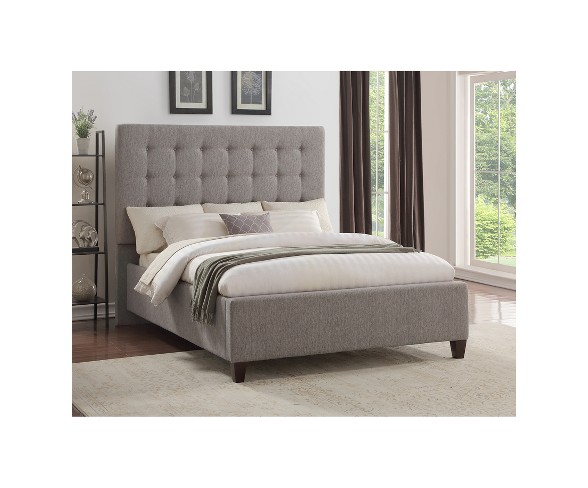 Mid Century Grey Upholstered Queen Bed Gray Pulaski Buy Online In Bahamas At Bahamas Desertcart Com Productid 136453878