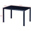 Modern Rectangle Dining Table, with Metal Legs Brace, Office Table, Coffee Table, for Living Room, Kitchen - 2 of 4