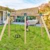 VEVOR A-Frame Middle Swing Set Brackets, Heavy Duty Carbon Steel Swing Set Hardware with Mounting Hardware, Green (3 Pcs) - 2 of 4