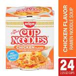 NISSIN Cup Noodles Chicken Flavor Ramen Noodle Soup - 2.25oz / 24ct