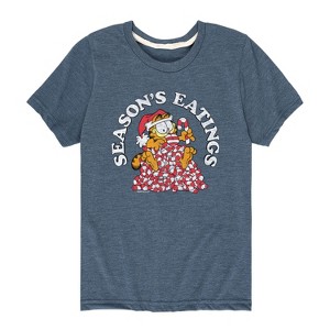 Boys' - Garfield - Seasons Eatings Short Sleeve Graphic T-Shirt - 1 of 4