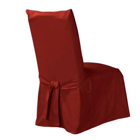 Cotton duck slipcover online chair