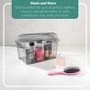 Tribello Plastic Storage Container Bin With Latching Lids For Organizing - Tinted - 4 of 4