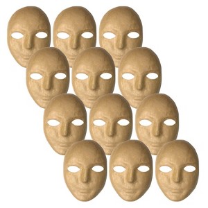 Creativity Street® Papier Maché Mask, 8" x 5-1/4", Pack of 12 - 1 of 4