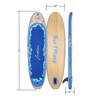VisioGear 11' Stand Up Paddle Board with Accessories, Blue, 132"*33"*6" - 3 of 4