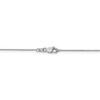 Black Bow Jewelry 0.65mm 14k White Gold Diamond Cut Spiga Pendant Chain Necklace - 4 of 4