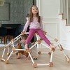 Little Partners Indoor Climbing Gym for Kids - Soft White with Natural - 2 of 4