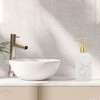Unique Bargains Reusable Cylinder Marble Soap Dispenser 1 Pc - 2 of 4