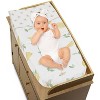 Sweet Jojo Designs Girl Changing Pad Cover Lemon Yellow White and Green - 2 of 4