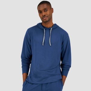 Hanes Premium Men's Long Sleeve Pajama Hoodie - 1 of 4
