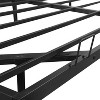 KTMBDW 8 Inch Floating King Bed Frame with Smart LED Lights and Charging Station, Modern Metal King Bed Frame, Easy to Assemble, Black - 4 of 4