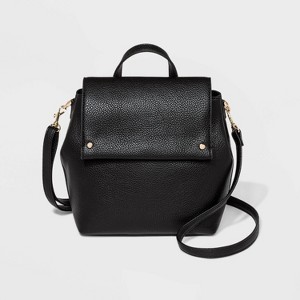 Flap Mini Convertible Backpack - A New Day Black, Women