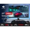 Z-EDGE 27" IPS Gaming Monitor 1920x1080, 1ms Frameless LED, AMD Freesync Premium, Display Port HDMI - 2 of 4